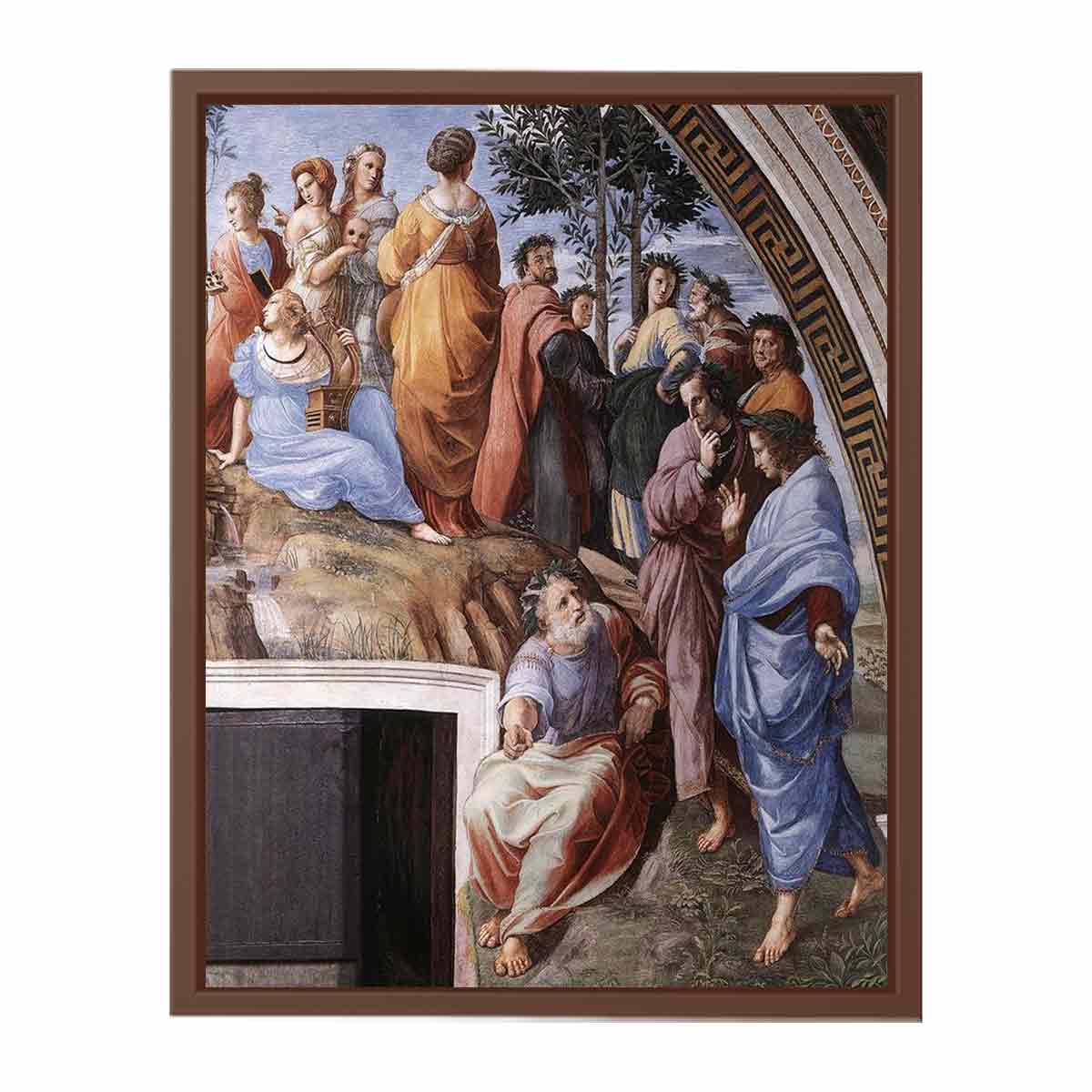 The Parnassus (detail) By Raphael
