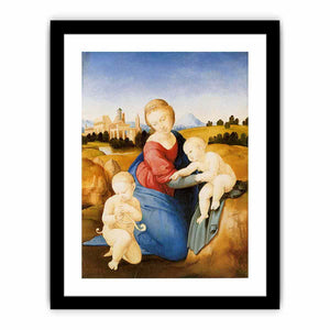 Madonna Esterházy, Szene: Maria mit Christuskind und Johannes dem Täufer By Raphael