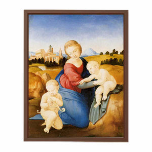 Madonna Esterházy, Szene: Maria mit Christuskind und Johannes dem Täufer By Raphael