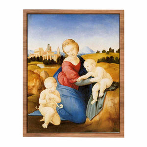 Madonna Esterházy, Szene: Maria mit Christuskind und Johannes dem Täufer By Raphael