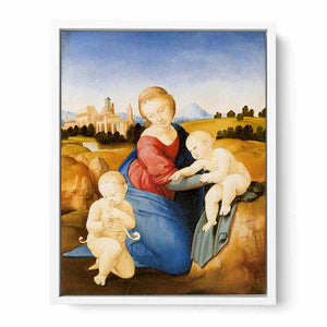 Madonna Esterházy, Szene: Maria mit Christuskind und Johannes dem Täufer By Raphael