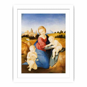 Madonna Esterházy, Szene: Maria mit Christuskind und Johannes dem Täufer By Raphael