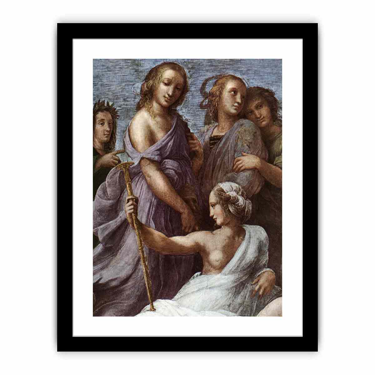 The Parnassus (detail) By Raphael