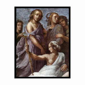 The Parnassus (detail) By Raphael