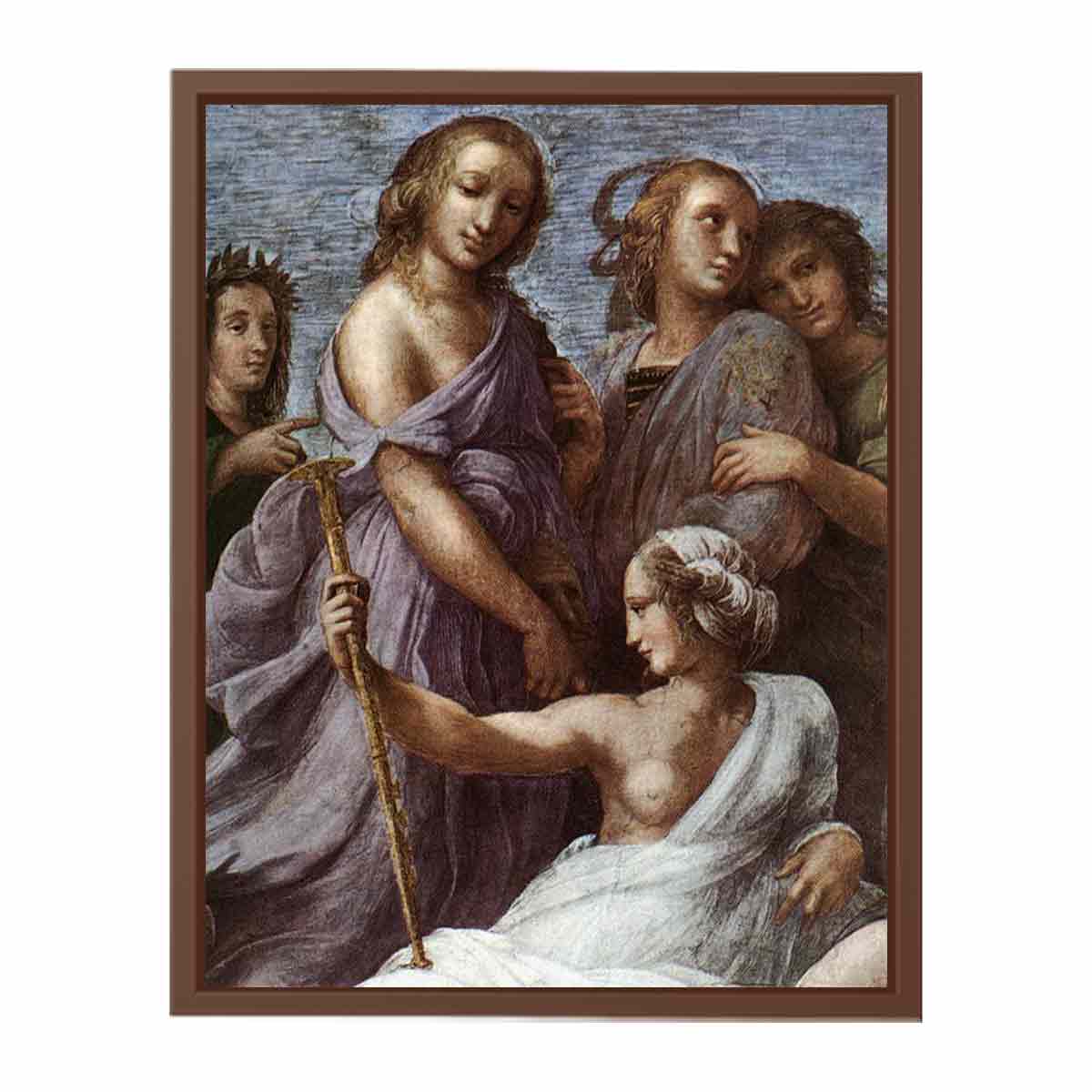 The Parnassus (detail) By Raphael