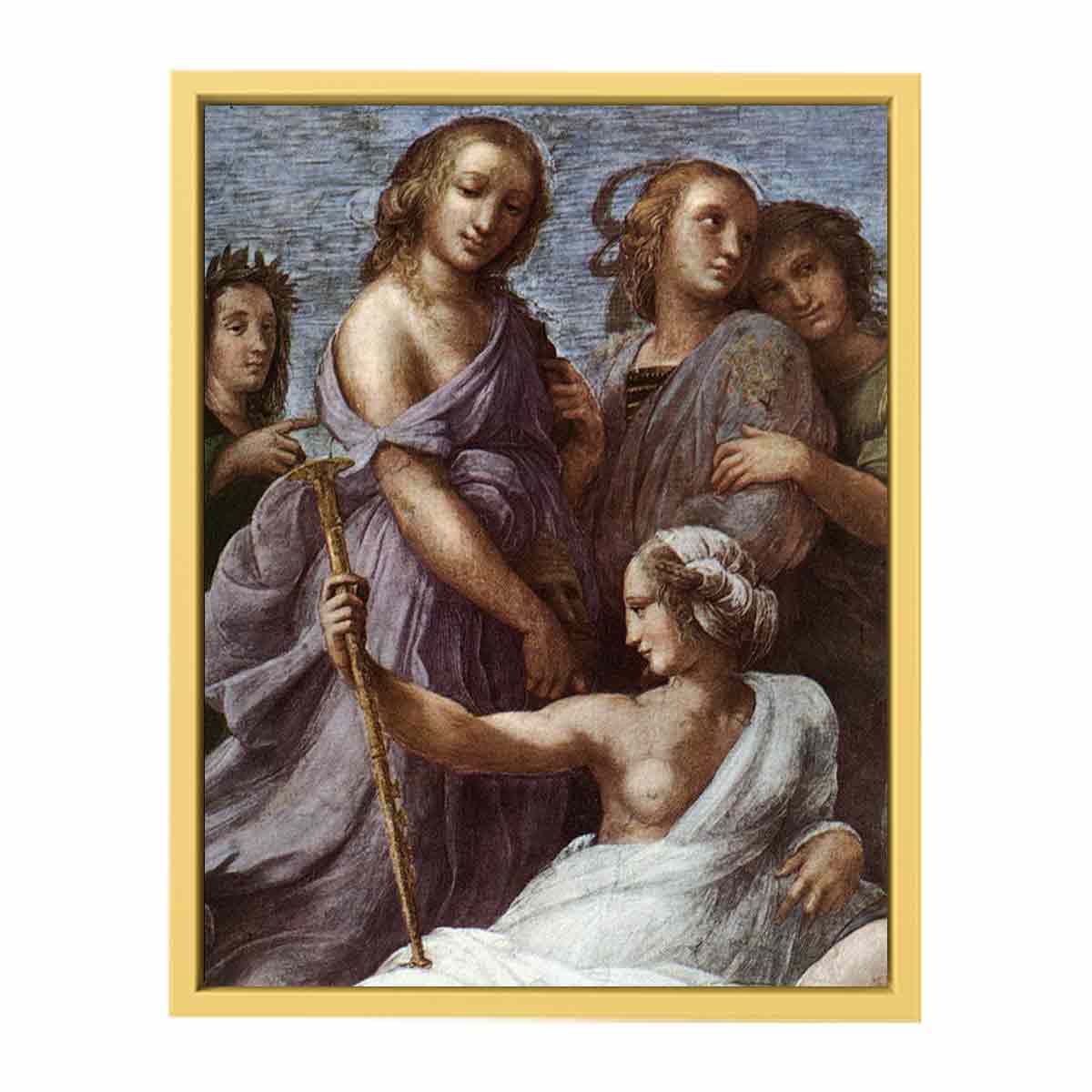 The Parnassus (detail) By Raphael