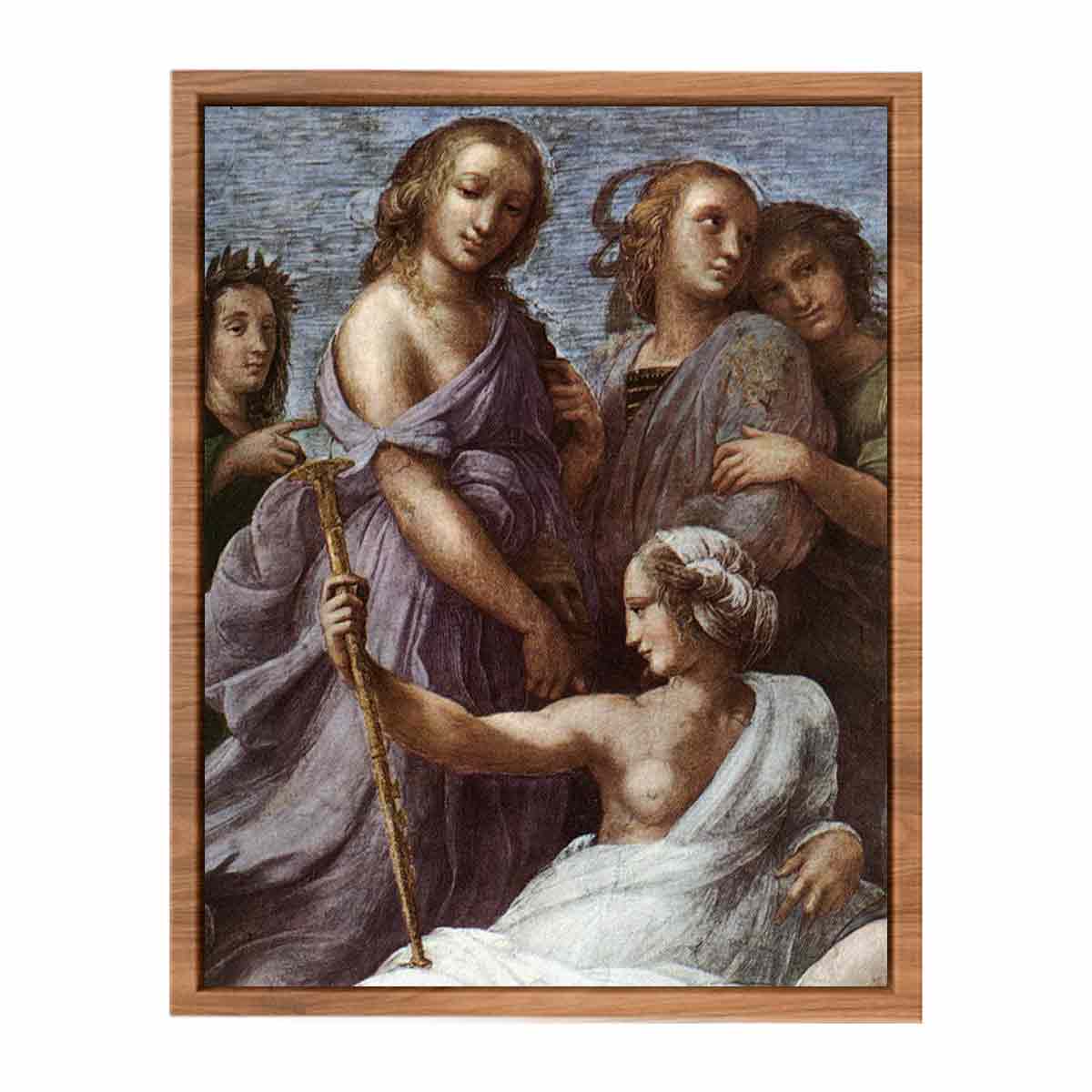 The Parnassus (detail) By Raphael
