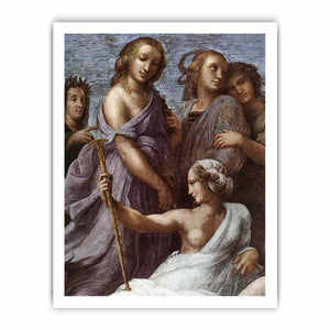 The Parnassus (detail) By Raphael