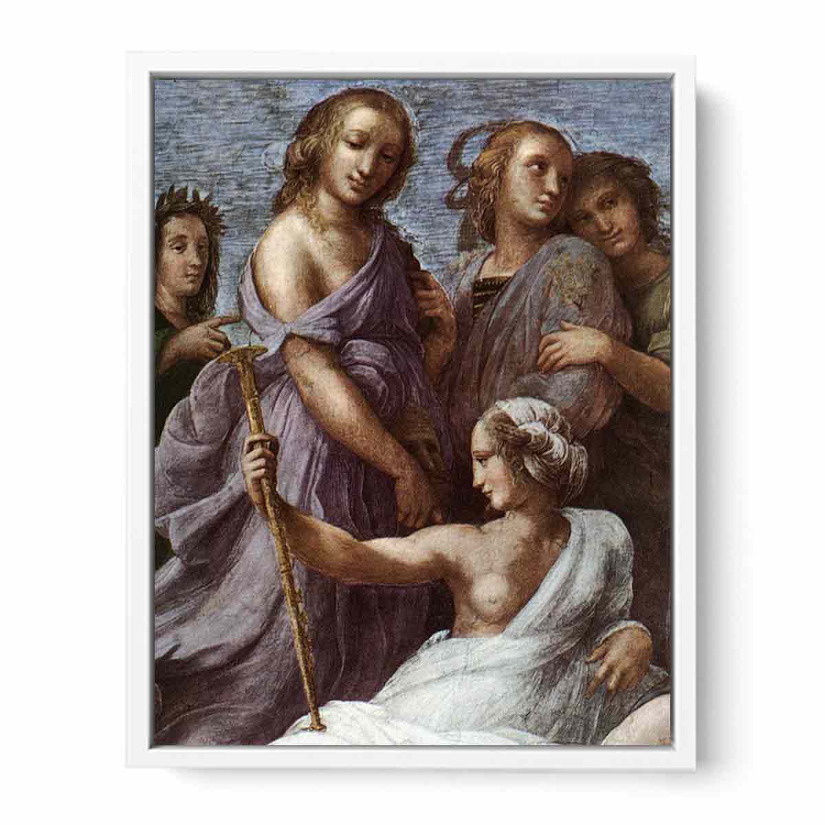 The Parnassus (detail) By Raphael