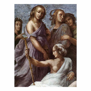 The Parnassus (detail) By Raphael