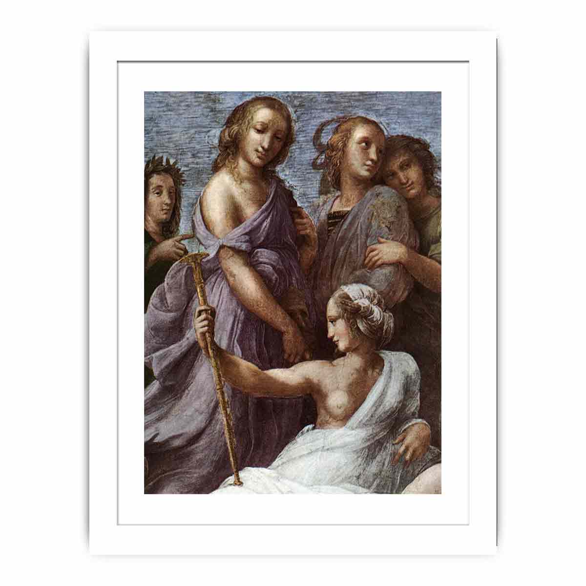 The Parnassus (detail) By Raphael