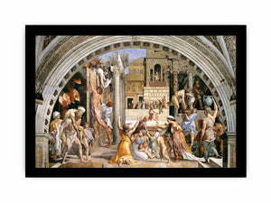 The Fire in the Borgo By Raphael