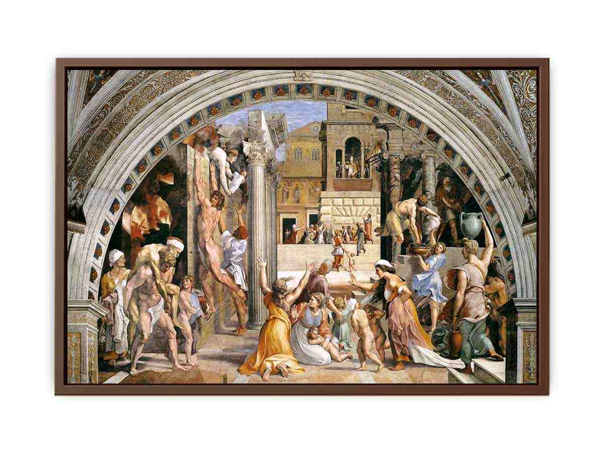 The Fire in the Borgo By Raphael