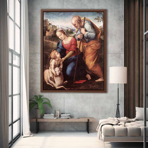 The Holy Family with a Lamb By Raphael