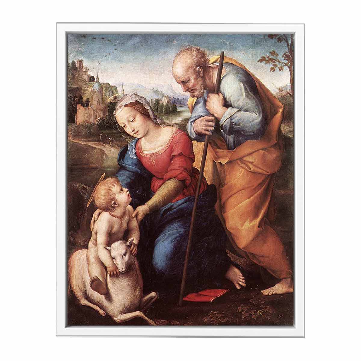 The Holy Family with a Lamb By Raphael