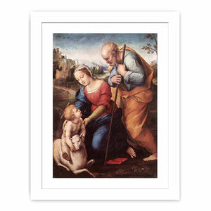 The Holy Family with a Lamb By Raphael