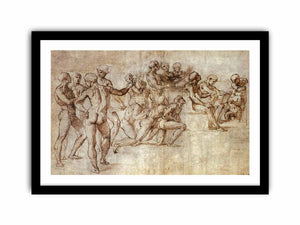 Nude Garzone Study for the Disputa By Raphael