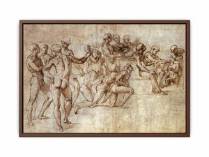 Nude Garzone Study for the Disputa By Raphael