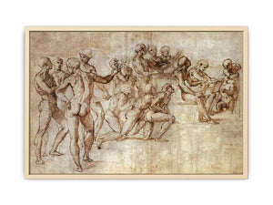 Nude Garzone Study for the Disputa By Raphael