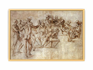 Nude Garzone Study for the Disputa By Raphael