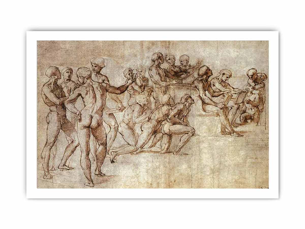Nude Garzone Study for the Disputa