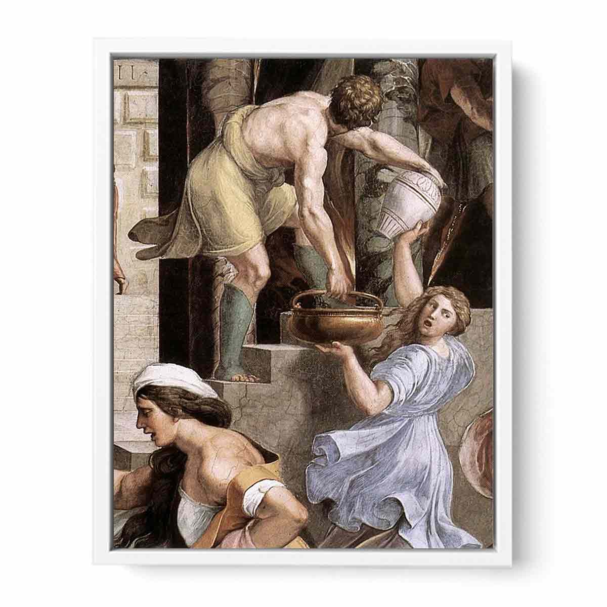 The Fire in the Borgo By Raphael