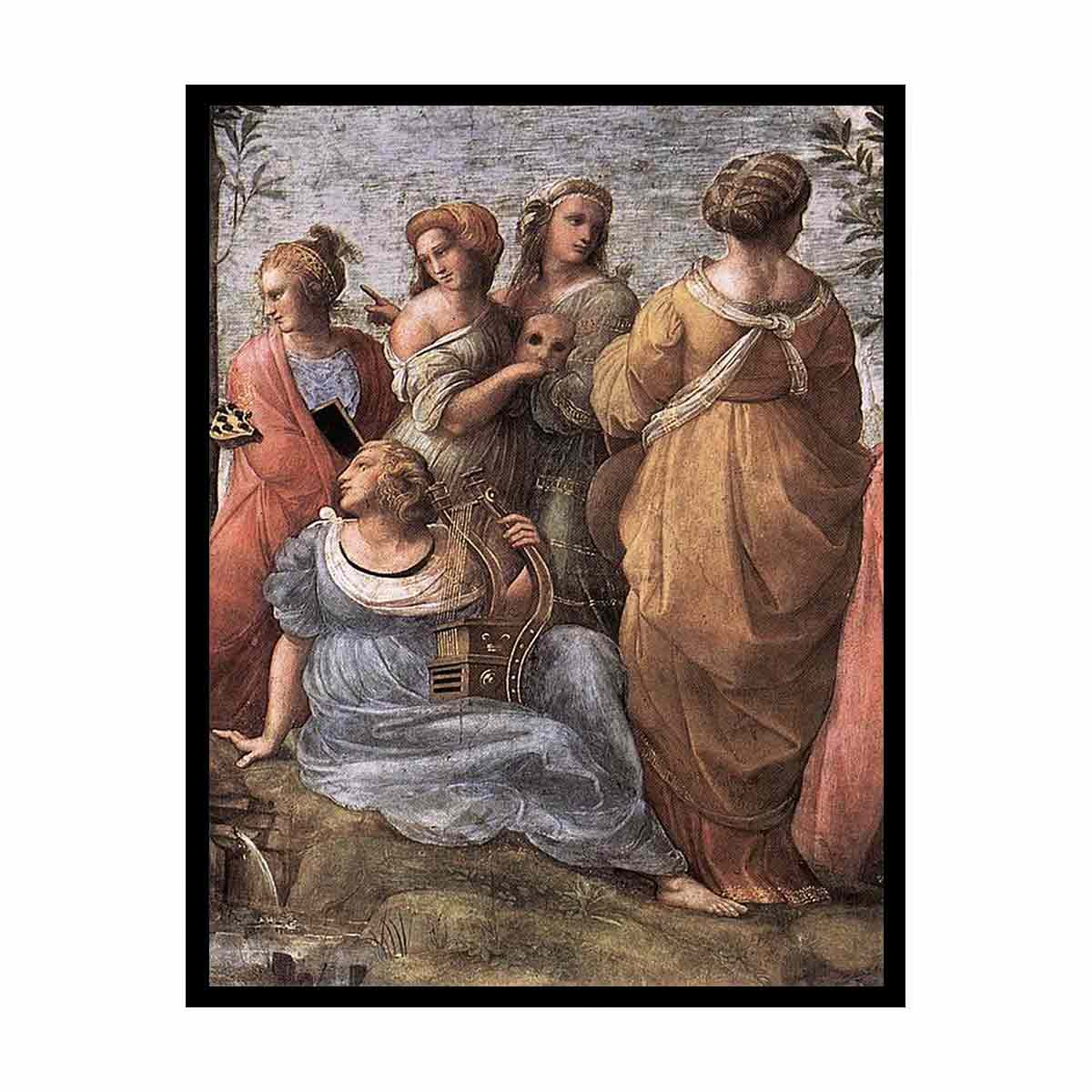 The Parnassus (detail) By Raphael