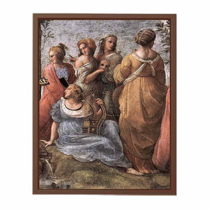 The Parnassus (detail) By Raphael