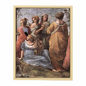 The Parnassus (detail) By Raphael