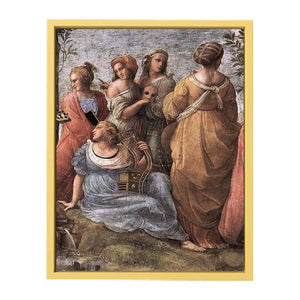 The Parnassus (detail) By Raphael
