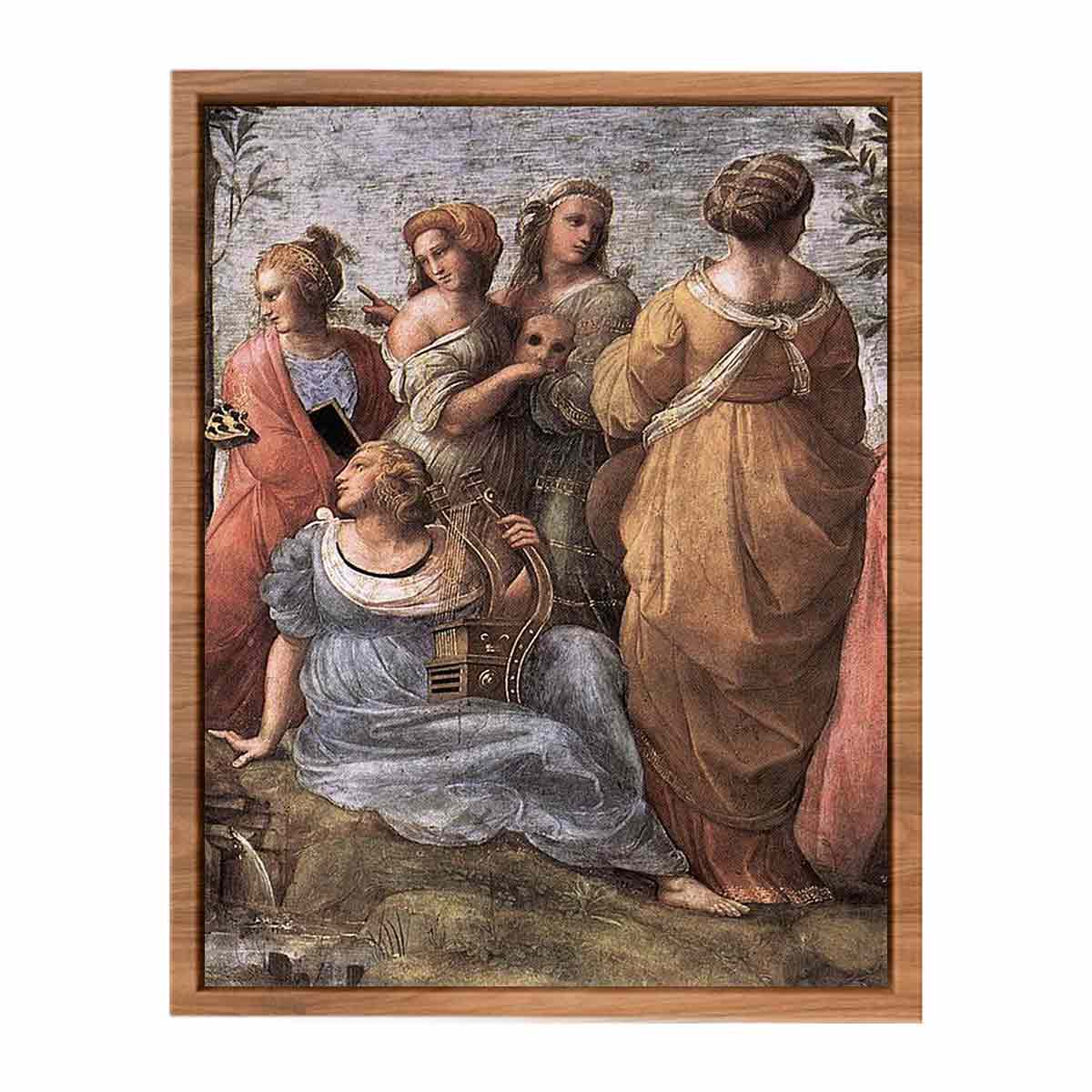 The Parnassus (detail) By Raphael
