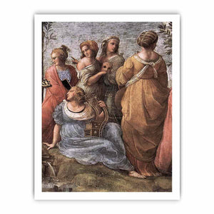 The Parnassus (detail) By Raphael