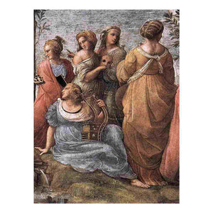 The Parnassus (detail) By Raphael