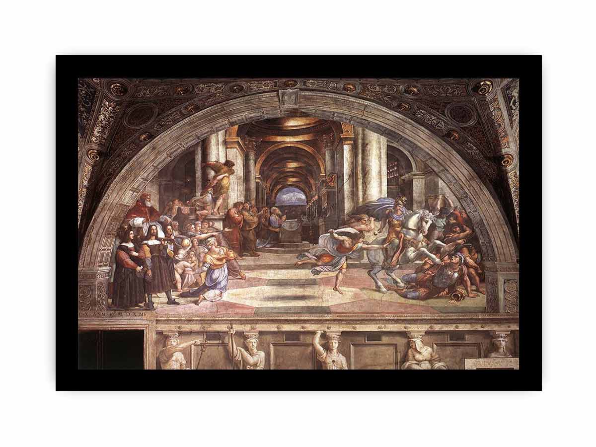 The Expulsion of Heliodorus from the Temple By Raphael