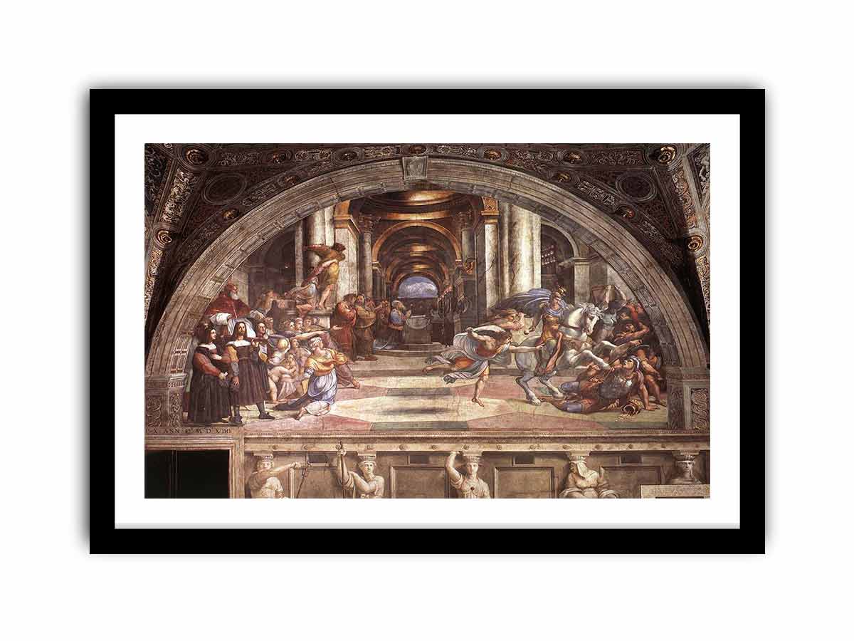 The Expulsion of Heliodorus from the Temple By Raphael
