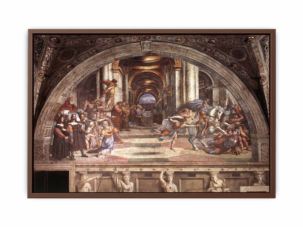 The Expulsion of Heliodorus from the Temple By Raphael