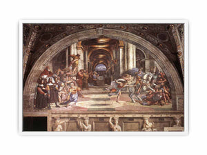 The Expulsion of Heliodorus from the Temple By Raphael