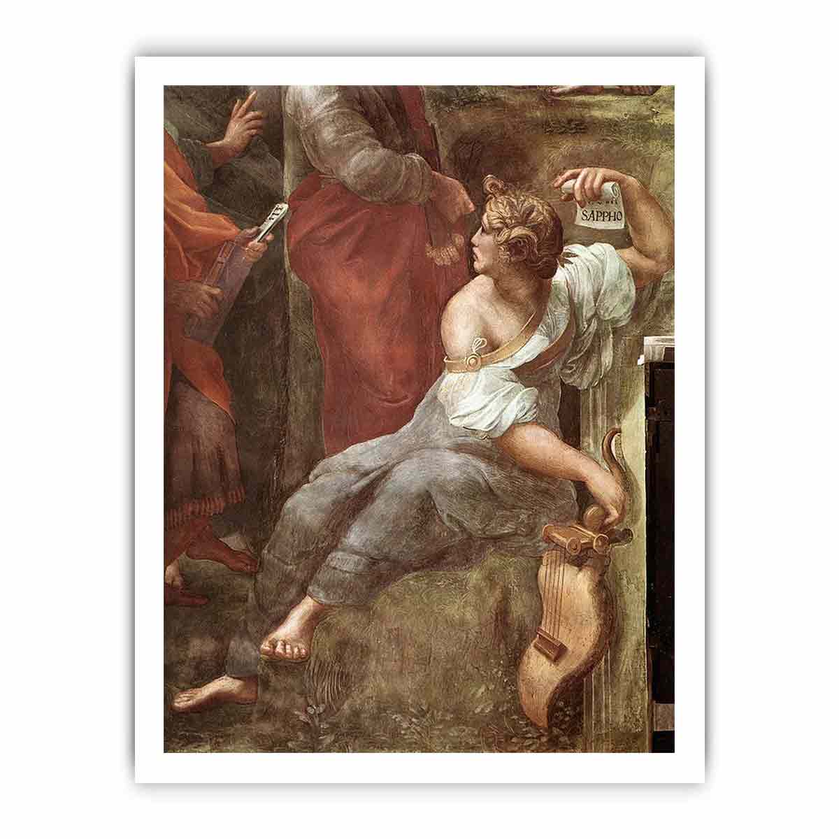 The Parnassus (detail) By Raphael
