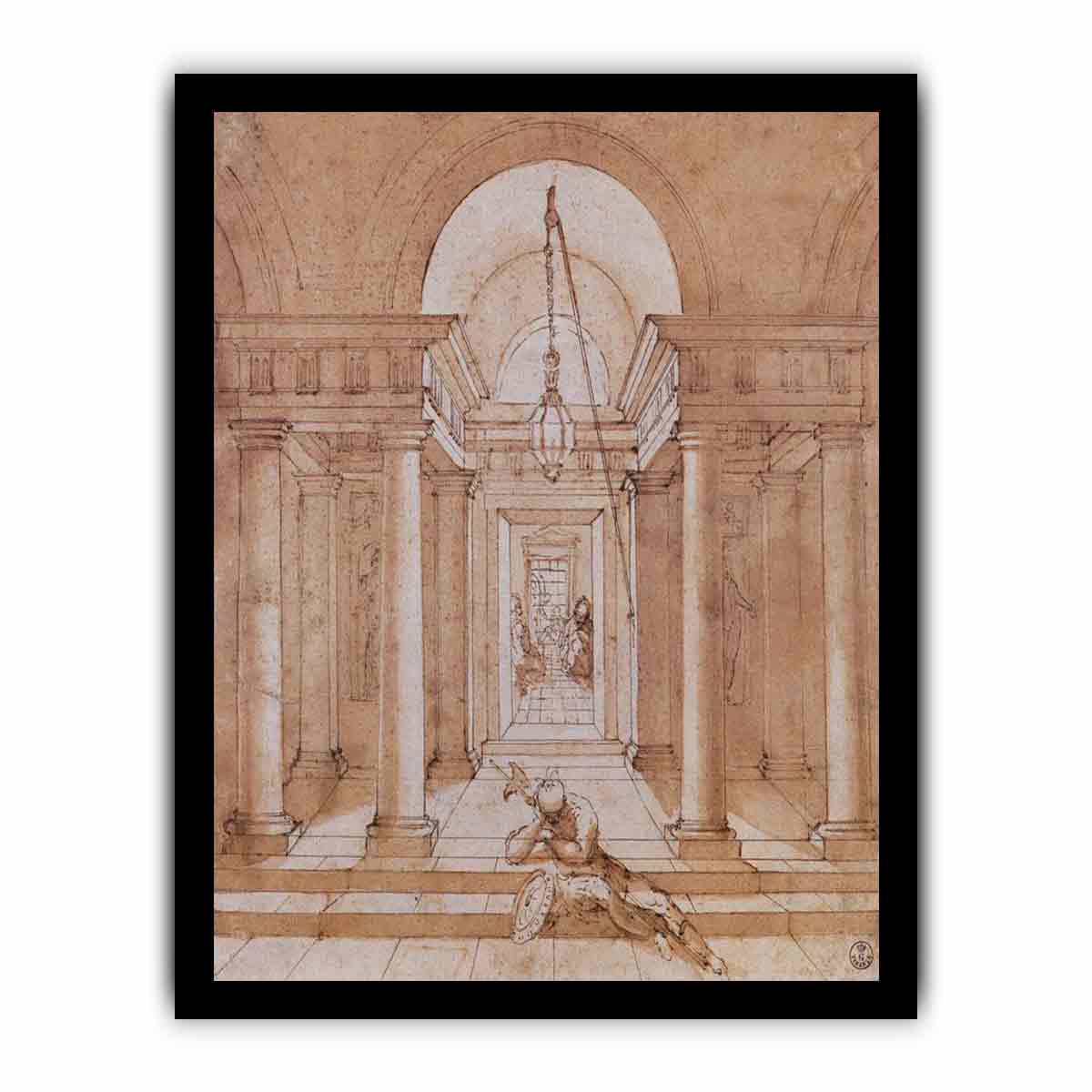 A Soldier before the Cell of St Peter By Raphael