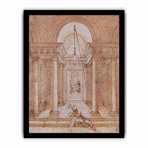 A Soldier before the Cell of St Peter By Raphael