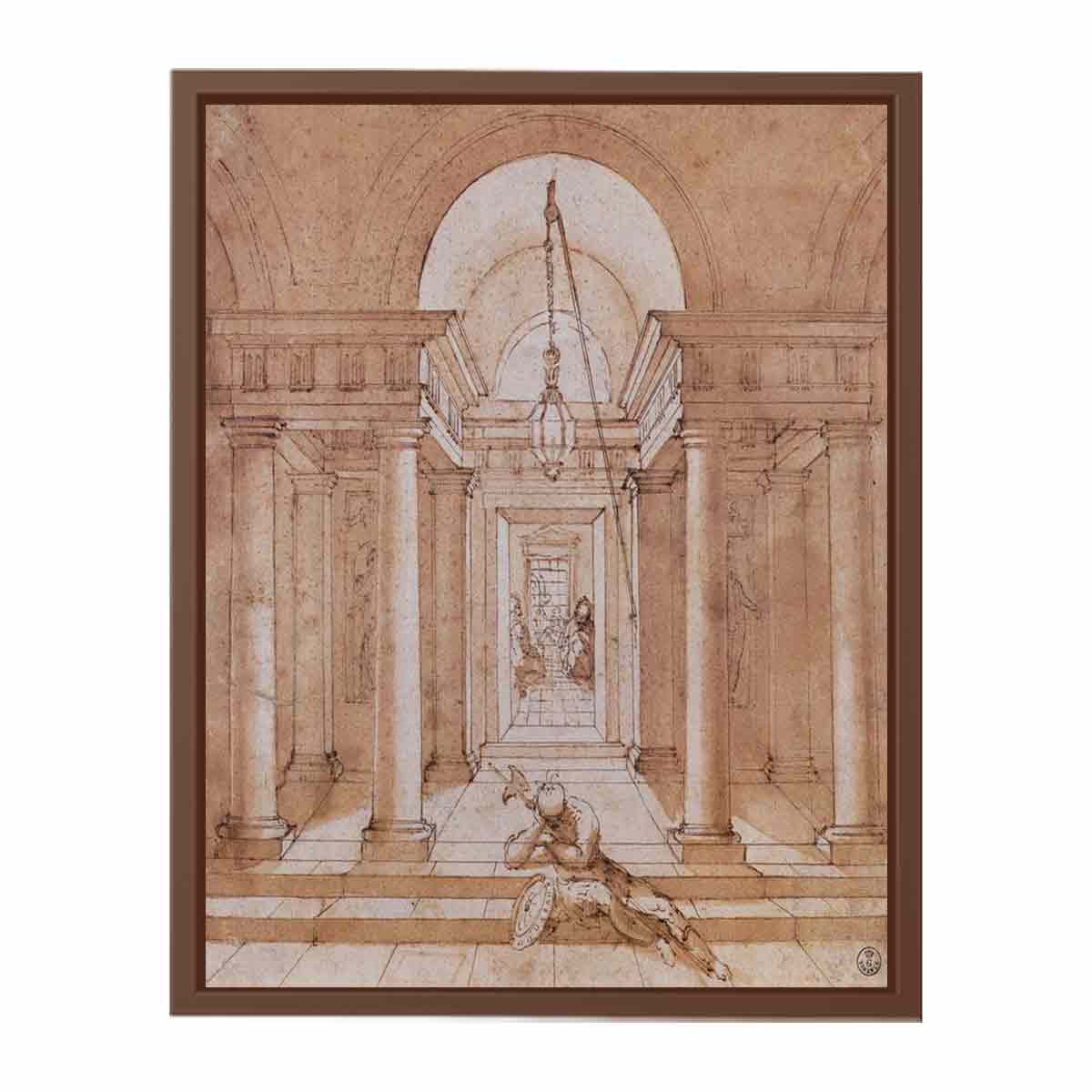 A Soldier before the Cell of St Peter By Raphael