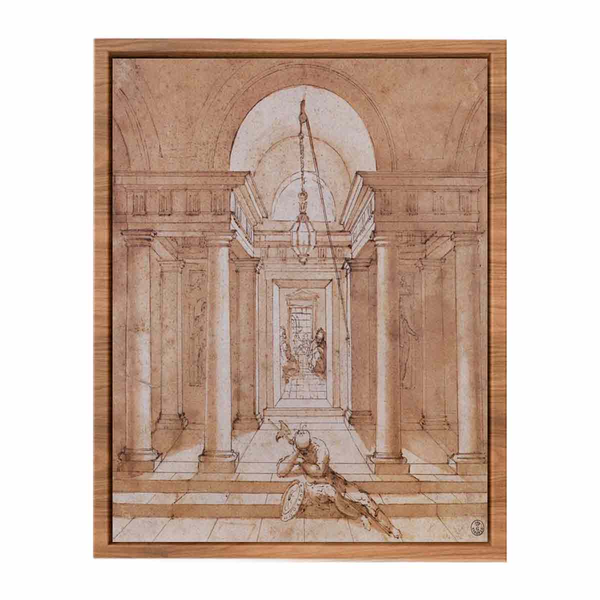 A Soldier before the Cell of St Peter By Raphael