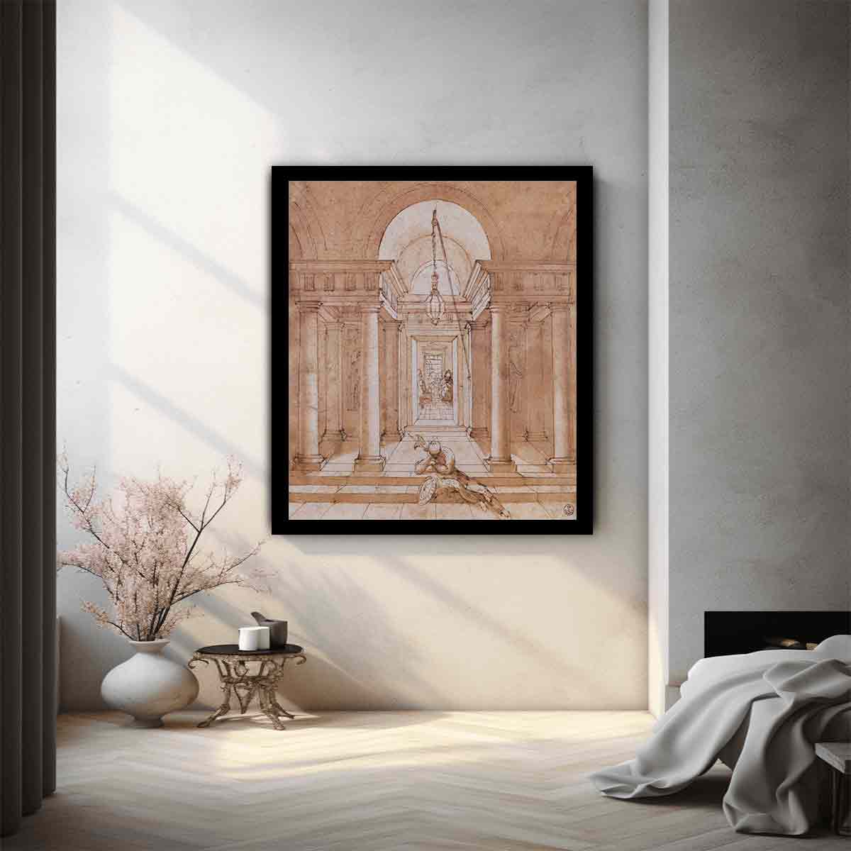 A Soldier before the Cell of St Peter By Raphael