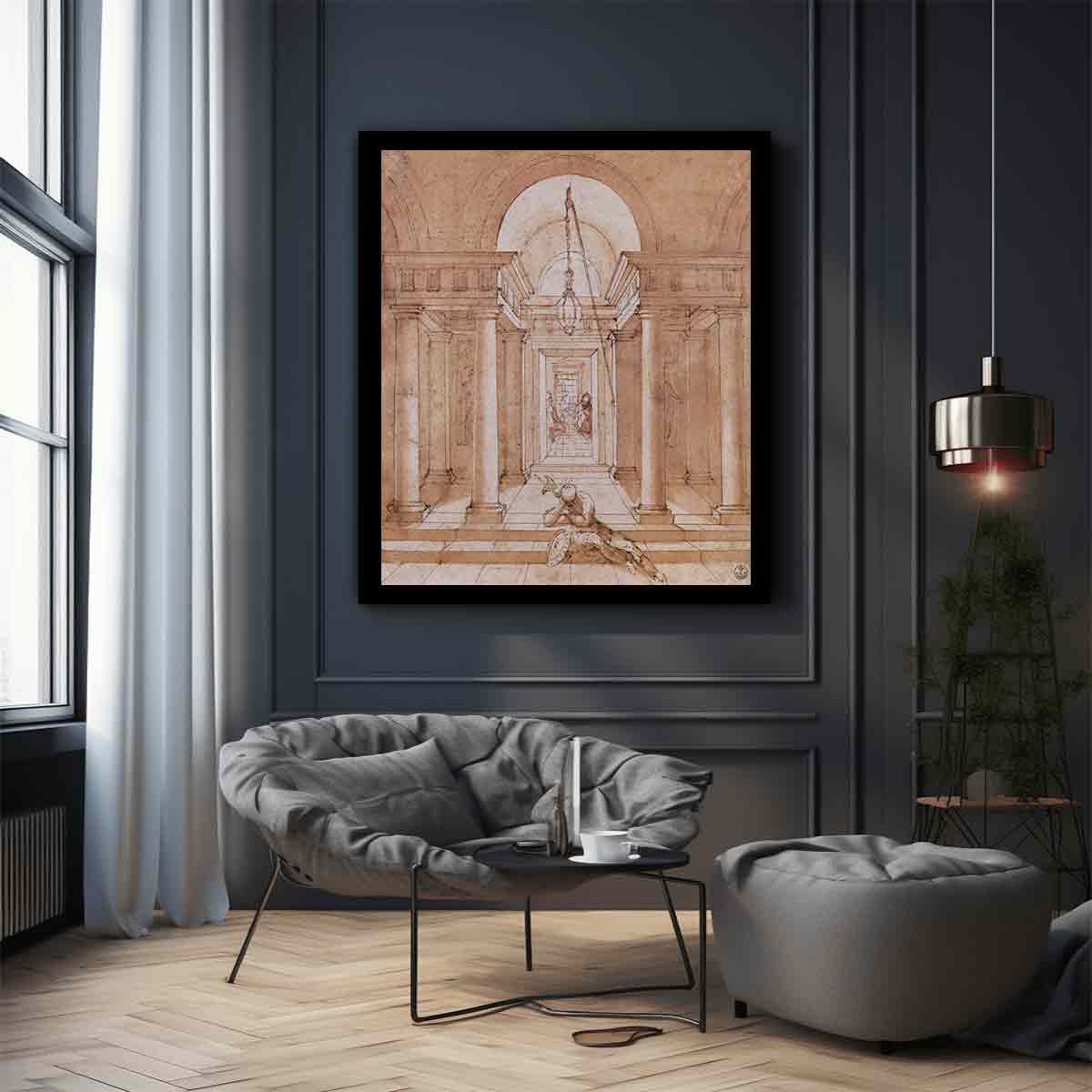 A Soldier before the Cell of St Peter By Raphael