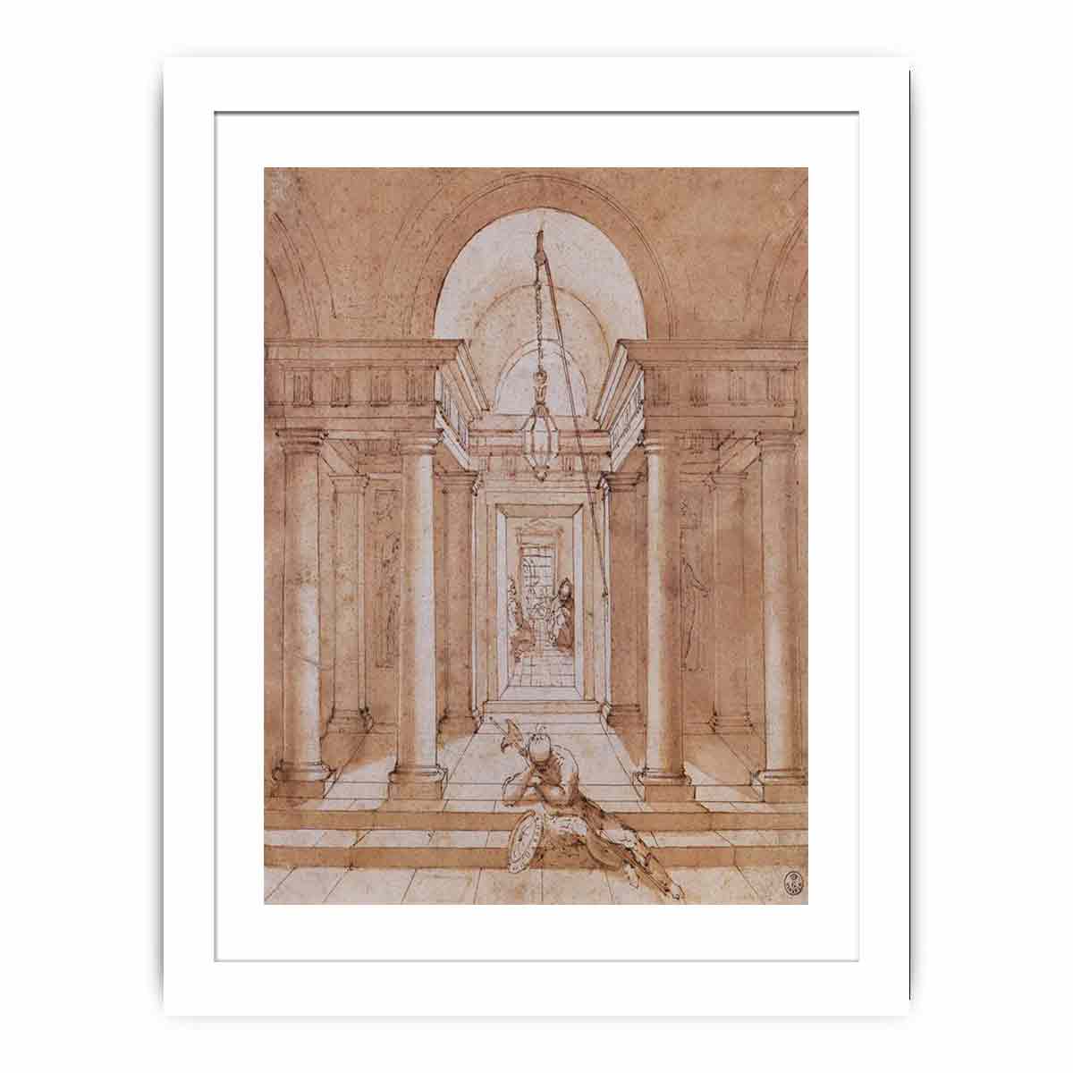 A Soldier before the Cell of St Peter By Raphael