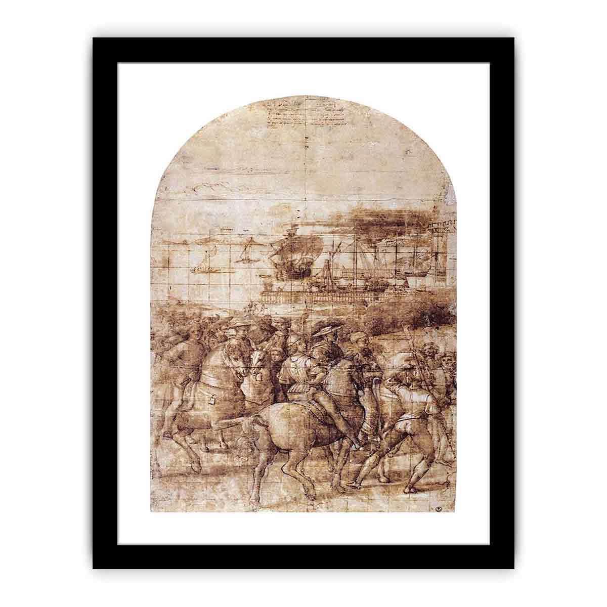 Enea Piccolomini Leaves for the Council of Basle By Raphael