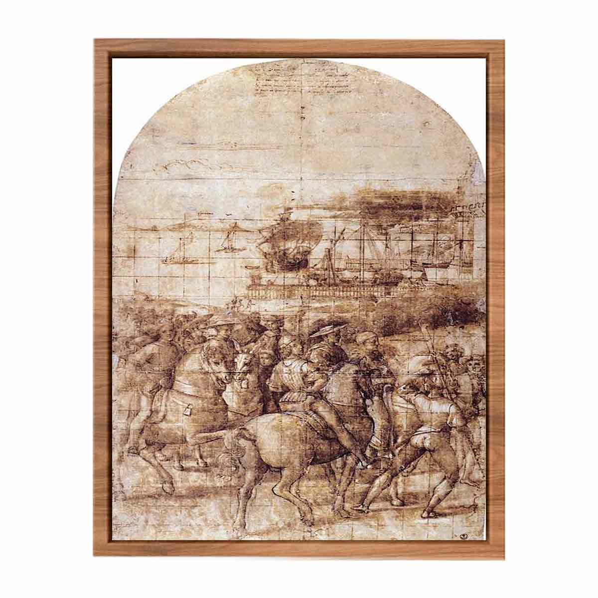 Enea Piccolomini Leaves for the Council of Basle By Raphael