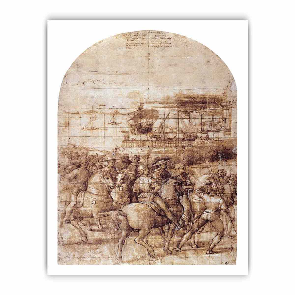 Enea Piccolomini Leaves for the Council of Basle By Raphael