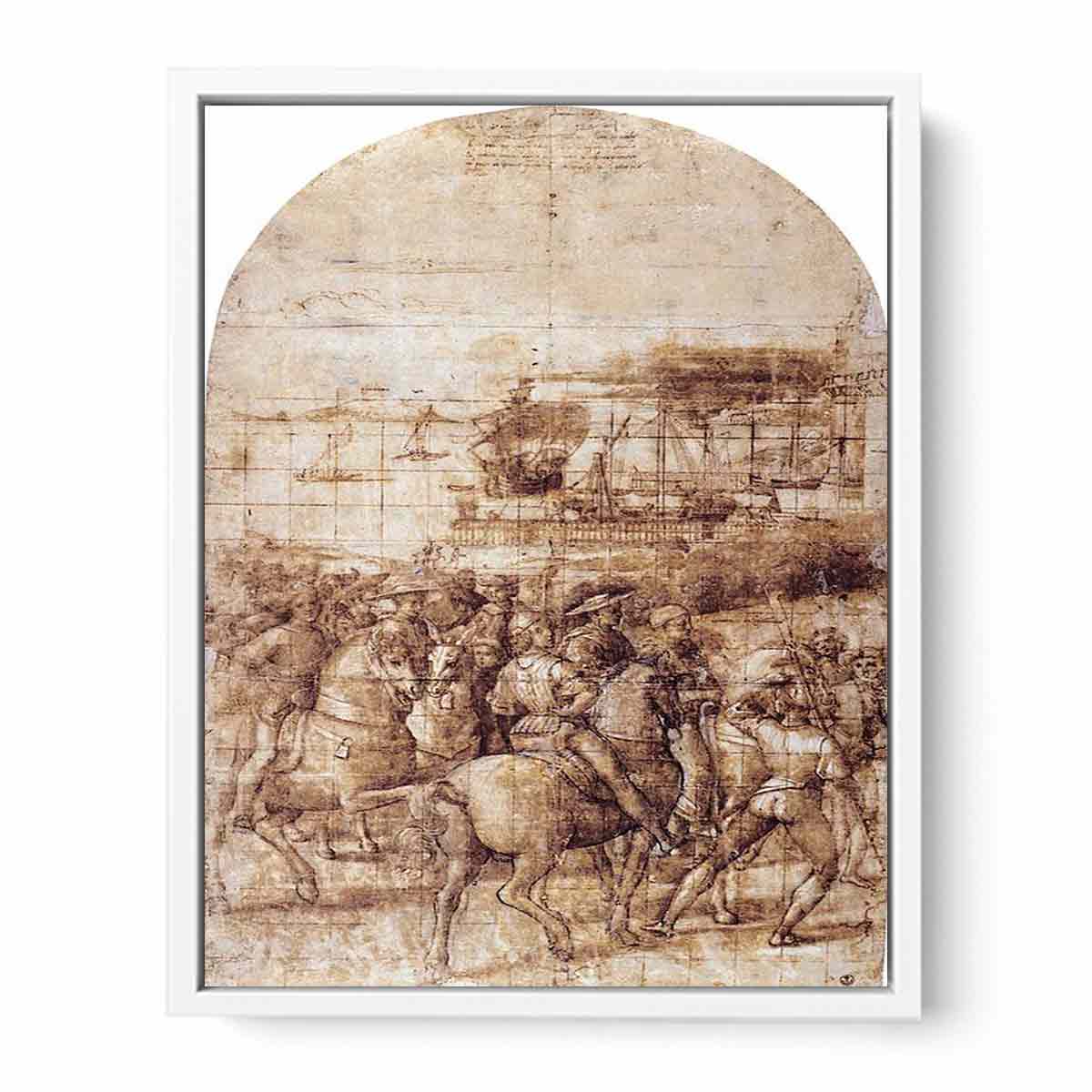 Enea Piccolomini Leaves for the Council of Basle By Raphael