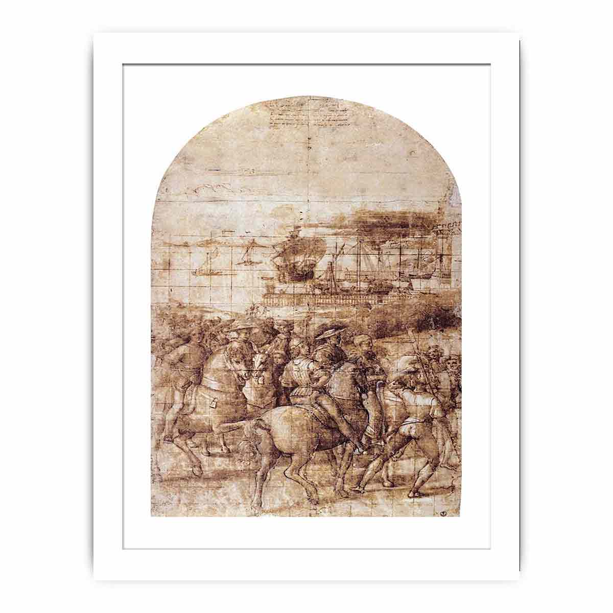 Enea Piccolomini Leaves for the Council of Basle By Raphael